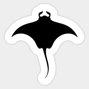manta ray Sticker